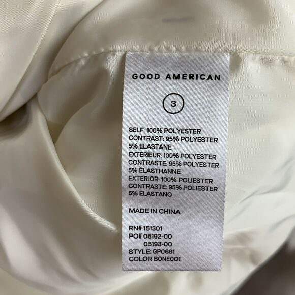 Good American Faux Leather Coat NWT Size L/XL - Picture 10 of 10